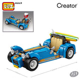 LOZ 1114 2 in 1 Beetle and Caterham - Your World of Building Blocks