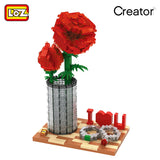 LOZ 9022 Crystal Rose I LOVE U - Your World of Building Blocks