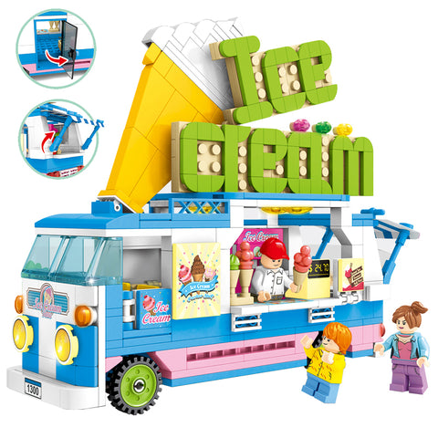 SEMBO 601300 / 601301 Hot dog and Ice cream Car - Your World of Building Blocks