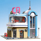Mould King 16001 CA Restaurant with LED lights - Your World of Building Blocks