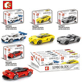 SEMBO 607025-607028 Mini racing cars - Your World of Building Blocks