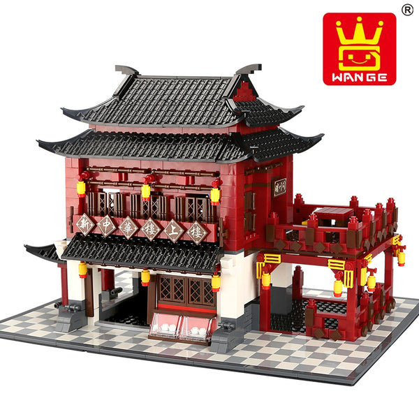WANGE 6312 China Ancient Hotel - Your World of Building Blocks