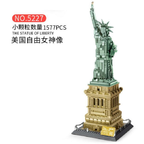 WANGE 5227 The Statue of Liberty - Your World of Building Blocks