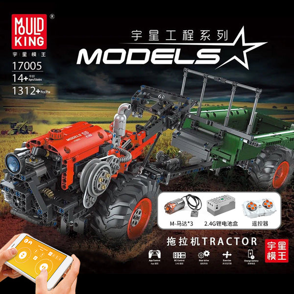 Mould King 17005 RC Tractor