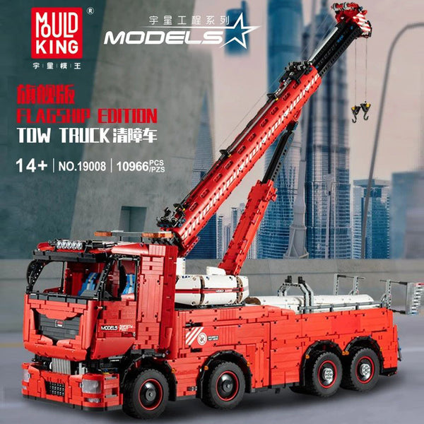 11.000 pcs Insanity - Mould King 19008 - Tow Truck - Review 