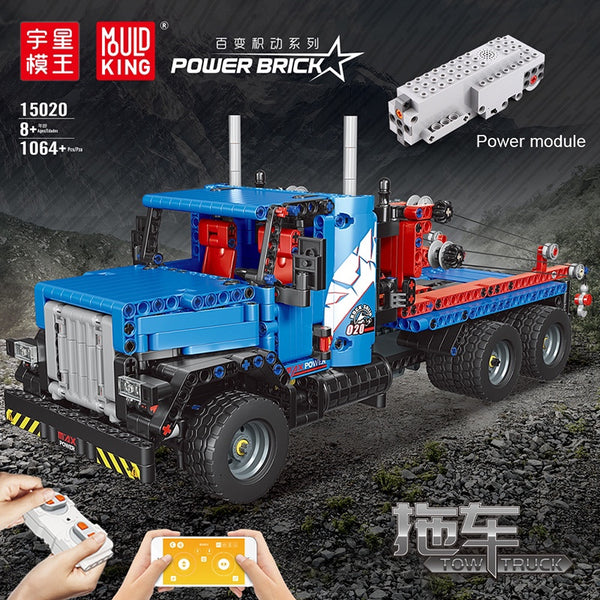 Mould King 15020 RC Tow Truck