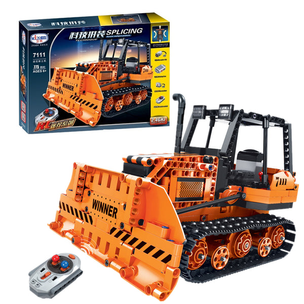 WINNER 7111 RC Engineering Bulldozer - Your World of Building Blocks