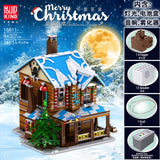 Mould King 16011 The Christmas House with sound, lights and steam