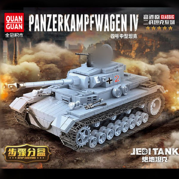 QuanGuan 100069 German PANZERKAMPFWAGEN IV Tank