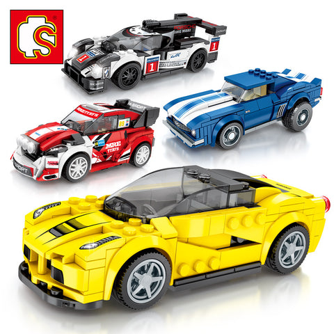 SEMBO 607009-607012 Mini racing cars - Your World of Building Blocks
