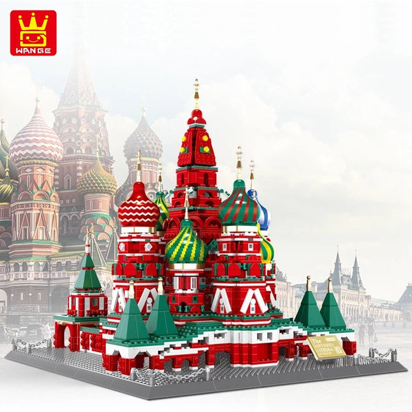 WANGE 6213 The Saint Basil's Cathedral of Moscow - Your World of Building Blocks