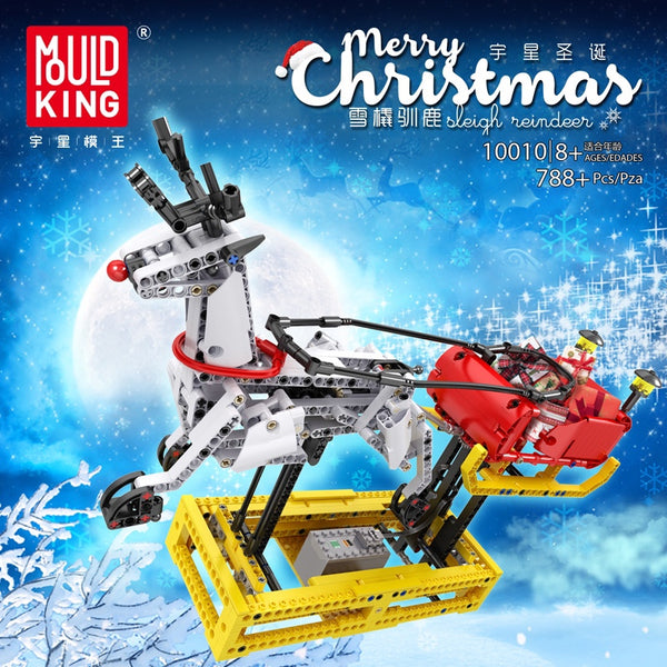 Mould King 10010 Sleigh Reindeer