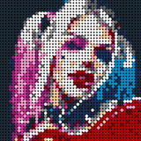 MOC TX0030B Harley Quinn pixel art