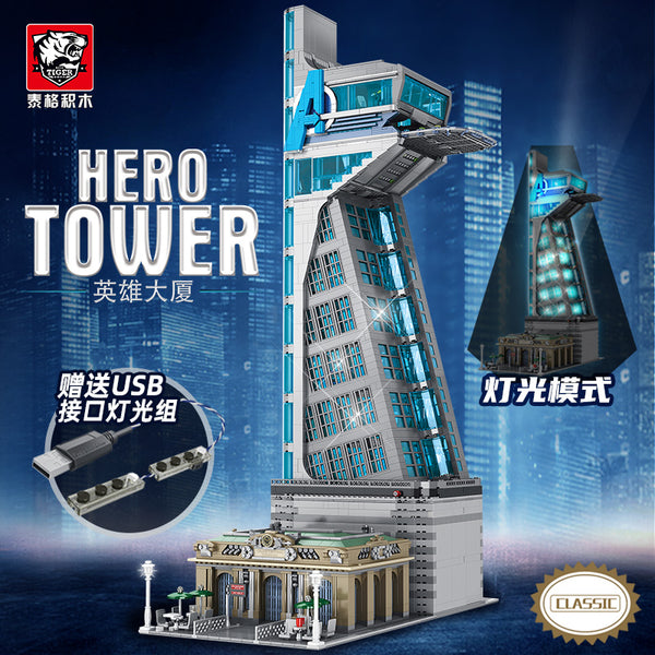 TIGER 55120 Super Heros Tower with Lights