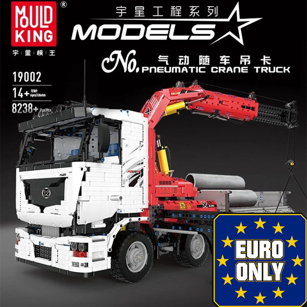 Mould King 19002 RC Pneumatic Crane Truck OVP EU Warehouse Version