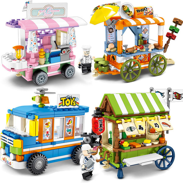 Sembo 601101-601104 Street food truck - Your World of Building Blocks