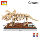 LOZ 9025 Triceratops Fossil - Your World of Building Blocks