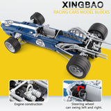 XINGBAO XB-03022 The Blue Racing Car - Your World of Building Blocks