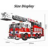 XINGBAO XB-03031 The Aerial Ladder Fire Truck - Your World of Building Blocks