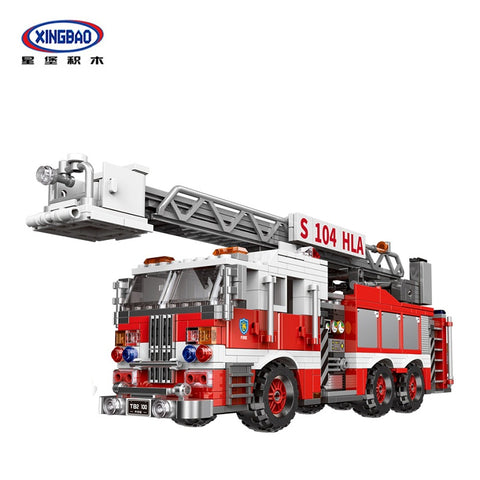 XINGBAO XB-03031 The Aerial Ladder Fire Truck - Your World of Building Blocks