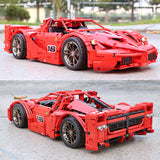 Mould King 13085 RC 1:8 FXX Sport Racing Car with LED light kits - Your World of Building Blocks