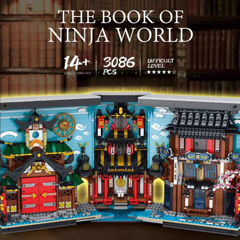 Reobrix 66029 The Book of Ninja World with Lights