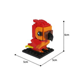 MOC 49741 Fantastic BrickHeadz And Where To Find Them: Fawkes The Phoenix
