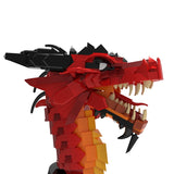MOC C7803 Flame Red Dragon Chixiao-Dragon Head